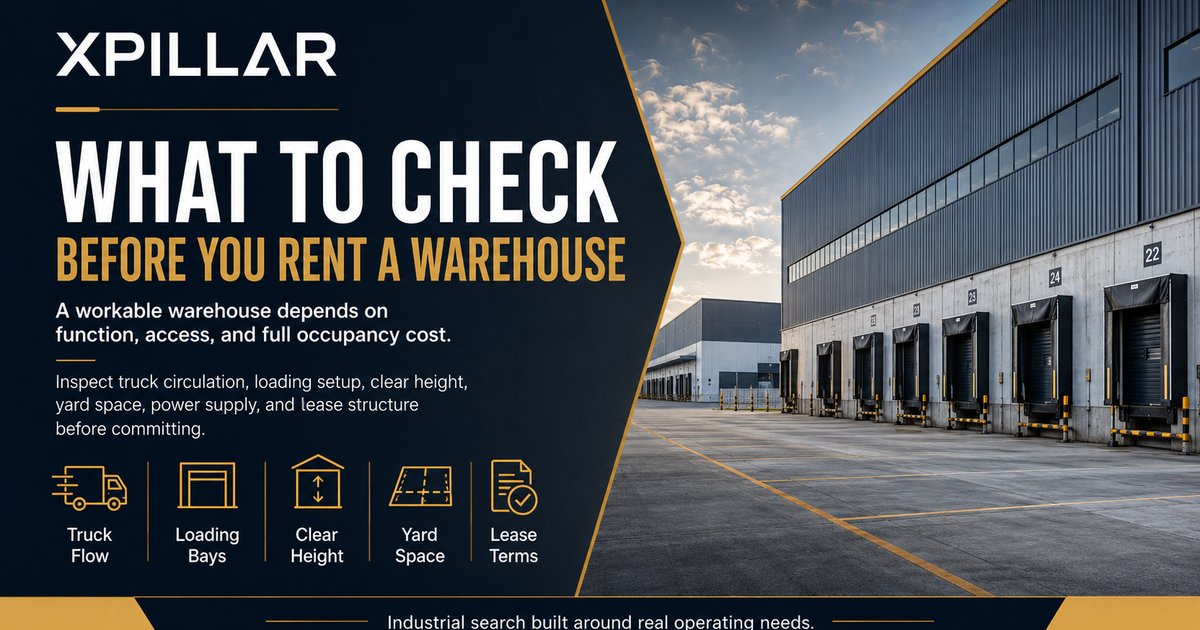 Warehouses for Rent: What to Check First